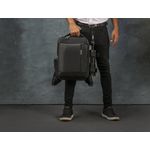 Mochila Fotográfica Câmera Profissional Em Couro Legítimo