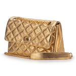 Bolsa Feminina Corrente Transversal Em Couro 