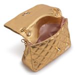 Bolsa Feminina Corrente Transversal Em Couro 