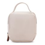 Necessaire Compacta de Mão Em Couro Legítimo 
