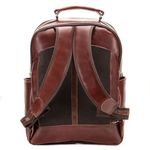 Mochila Executiva Design Em Couro Legítimo Para Notebook 