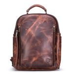 Mochila Executiva Design Em Couro Legítimo Para Notebook