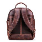 Mochila Executiva Design Em Couro Legítimo Para Notebook