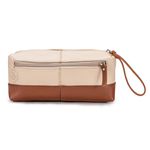 Necessaire Masculina Couro Legítimo Estojo Higiene Viagem