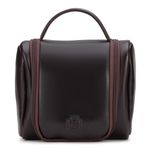 Necessaire Bag Porta Objetos Higiene Em Couro Legítimo 
