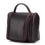 Necessaire Bag Porta Objetos Higiene Em Couro Legítimo 