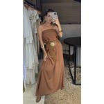 Vestido Kamilla Marrom