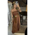 Vestido Kamilla Marrom