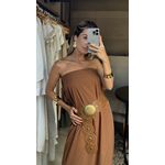 Vestido Kamilla Marrom