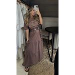 Vestido Boho Chic Marrom