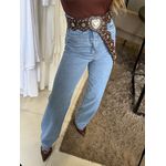 Wide Leg Blue Jeans