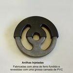 Anilha 05kg Injetada Emborrachada Peso Academia JFIT