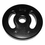 Anilha 02kg Injetada Emborrachada Peso Academia JFIT