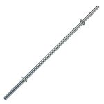 Barra Oca 1,2m Galvanizada Prata c/ Presilhas - JFIT
