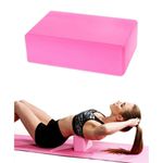 2 Bloco EVA 23x15x7,5 Tijolo Yoga Alongamento Muscular Pilates Fitness 
