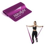 Faixa Elástica Médio Para Exercícios Fisioterapia Pilates Alongamento Yoga Thera Band Hidrolight