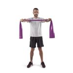 Faixa Elástica Médio Para Exercícios Fisioterapia Pilates Alongamento Yoga Thera Band Hidrolight