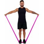 Faixa Elástica Médio Para Exercícios Fisioterapia Pilates Alongamento Yoga Thera Band Hidrolight