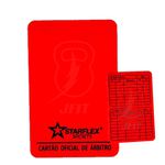 Kit Cartão Árbitro Campo Juiz Futebol Profissional Amarelo Vermelho