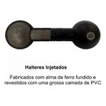 Halter 01kg Injetado Revestido Emborrachado JFIT