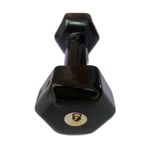 Halter 02kg Emborrachado Sextavado Revestido Peso Braço Biceps Musculação Academia JFIT