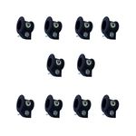 10 Presilha Injetada 25mm Barra Pump Academia Musculacao Trava Pesos Bloqueador JFIT