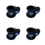 4 Presilha Injetada 30mm Barra Pump Academia Musculacao Trava Pesos Bloqueador JFIT