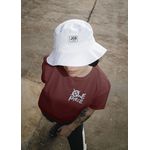 Camiseta Feminina One Piece Bordô – Estampa Exclusiva Luffy Gear 5 Joy Boy