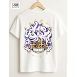 Camiseta Feminina One Piece Branca – Edição Especial Luffy Gear 5 Sun God Nika