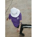 Camiseta Feminina One Piece Roxa – Luffy Gear 5 Joy Boy Aesthetic