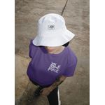 Camiseta Feminina One Piece Roxa – Luffy Gear 5 Joy Boy Aesthetic