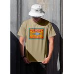 Camiseta Feminina Saudade Bege – Minimalista Algodão Premium JBG Store