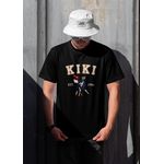 Camiseta Feminina Kiki's Delivery Service Preta – Studio Ghibli Jiji Edition