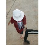 Camiseta Oversized Masculina Japan Street Warrior Bordô – Streetwear Premium JBG Store