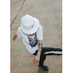 Camiseta Oversized Masculina Japan Street Warrior Branca – Streetwear Premium JBG Store