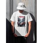 Camiseta Oversized Masculina Japan Street Warrior Branca – Streetwear Premium JBG Store
