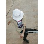 Camiseta Oversized Masculina Japan Street Warrior Bege – Streetwear Premium JBG Store