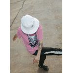 Camiseta Oversized Masculina Japan Street Warrior Rosa Bebê – Streetwear Premium JBG Store