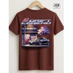 Camiseta Masculina Drift Legends Bordô – Estampa JDM Automotive Premium
