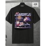 Camiseta Masculina Drift Legends Preta – Estampa JDM Automotive Streetwear