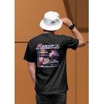Camiseta Masculina Drift Legends Preta – Estampa JDM Automotive Streetwear