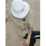 Camiseta Feminina Amor Pelas Pessoas Bege – Minimalista Algodão Premium JBG Store