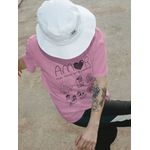 Camiseta Feminina Amor Pelas Pessoas Rosa Bebê – Minimalista Algodão Premium JBG Store