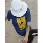 Camiseta Oversized Masculina Pelé Ousy Azul – Streetwear Premium JBG Store