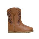Bota Texana Baby Couro Legítimo Castor Café 