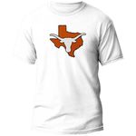 Camiseta Rodeio Texas Country TX Branca 100% Algodão