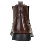 Botina Masculina Alto Conforto Estilo Urbano Couro Legítimo Floater Café