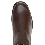 Botina Masculina Alto Conforto Estilo Urbano Couro Legítimo Floater Café