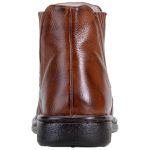 Botina Anti Stress Masculina Alto Conforto Em Couro Legítimo Floater Pinhão