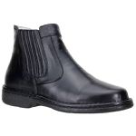 Bota Anti-stress Masculina Com Palmilha De Gel Confort Em Couro